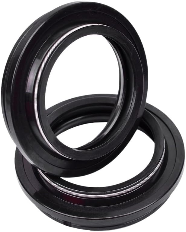 35x47x10.5 Front Fork Suspension Damper Oil Seal 35 47 Dust Cover FOR GUZZI 350 V 35 II serie 1982-92 500 V 50 MONZA 82-86 (Color  2x oil seal 2x
