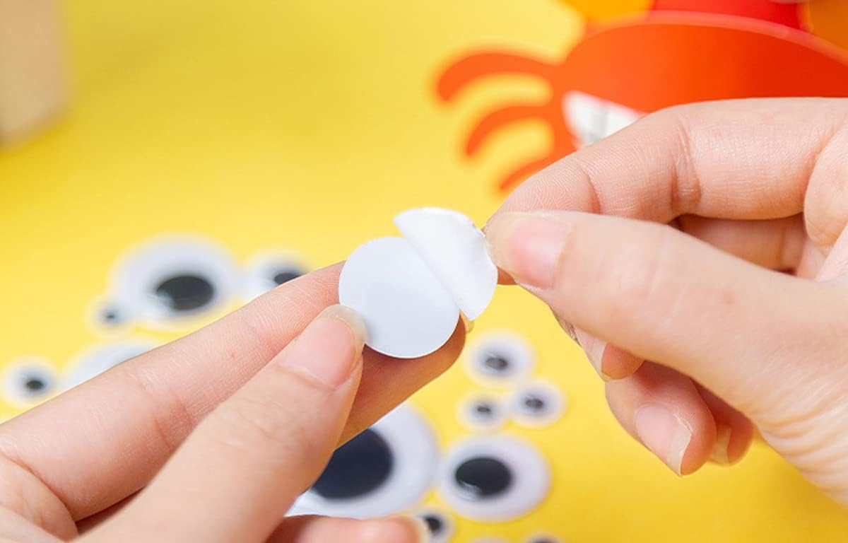Juego de suministros para manualidades  Juego de limpiapipas y limpiapipas, pompones, palos, ojos salteados, tijeras y para proyectos de arte
