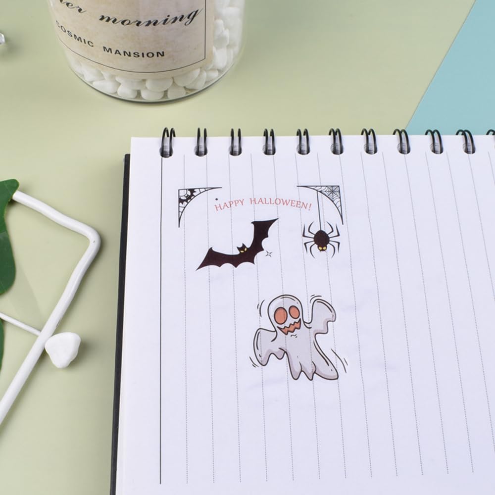 Kit de tatuaje temporal de Halloween de 10 piezas de calcomanías de tatuaje de transferencia de agua de dibujos animados  WLGDLH 10 diferentes