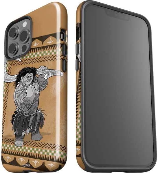 Skinit Impact Phone Case Compatible with iPhone 15 Pro Max – Officially Licensed Disney Moana Maui Portrait Design
