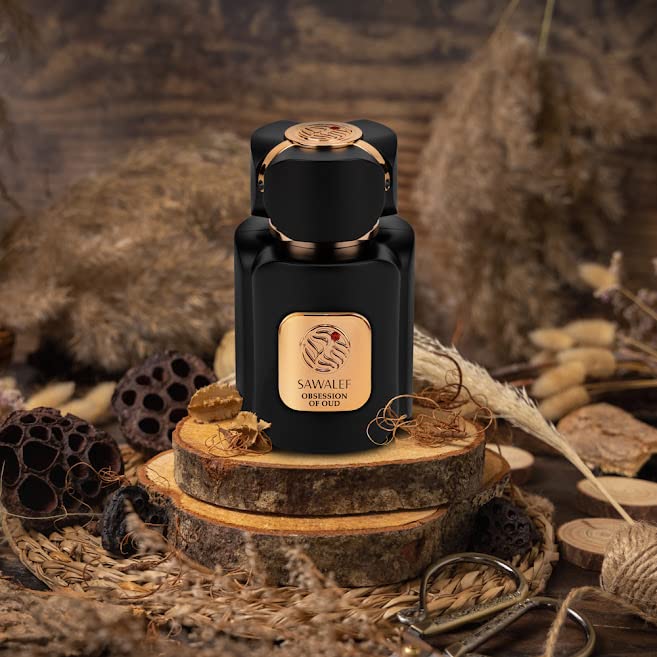 Sawalef Obsession of Oud por Swiss Arabian – Fragancia rica y seductora de elixir de perfume para los amantes del perfume Oud – Notas de higo,