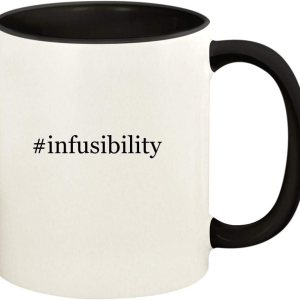 #infusibility – 11oz Hashtag Ceramic Colored Handle and Inside Coffee Mug Cup, Black #infusibility – 11oz Hashtag Ceramic Colored Handle and Inside Coffee Mug Cup, Black