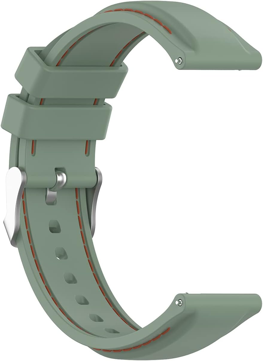 FitTurn Paquete de 5 correas de reloj para PJYUBVOR T49, correa de repuesto compatible con PJYUBVOR T49 Smartwatch pulsera de silicona suave
