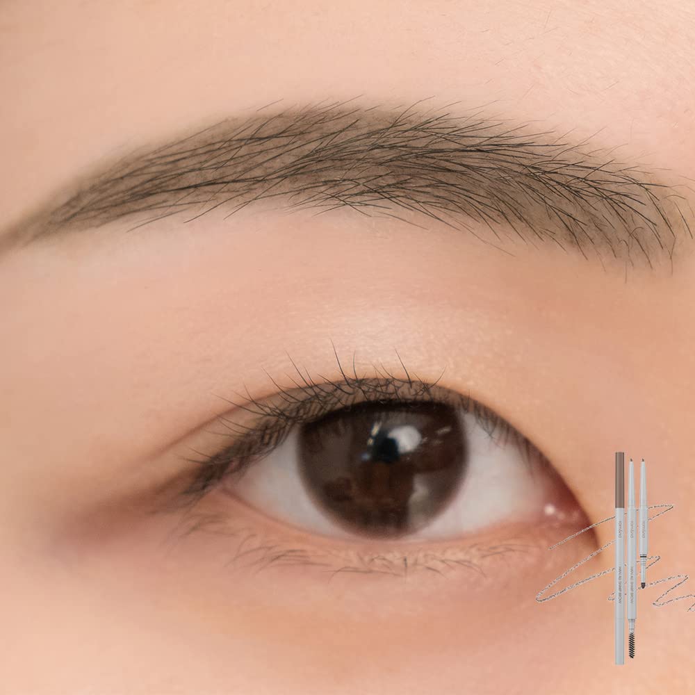 rom&nd HAN ALL SHARP BROW c3 beige moderno, doble cara, punta fina, da forma y define y rellena las cejas, para todas las cejas, desde marrón oscuro