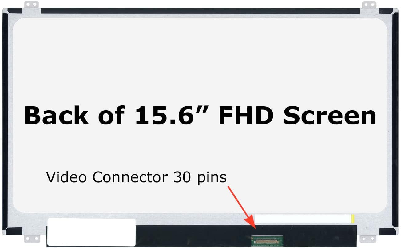 SCREENARAMA Nueva pantalla de repuesto para N156HGE-EBB, FHD 1920×1080, mate, pantalla LED LCD con herramientas