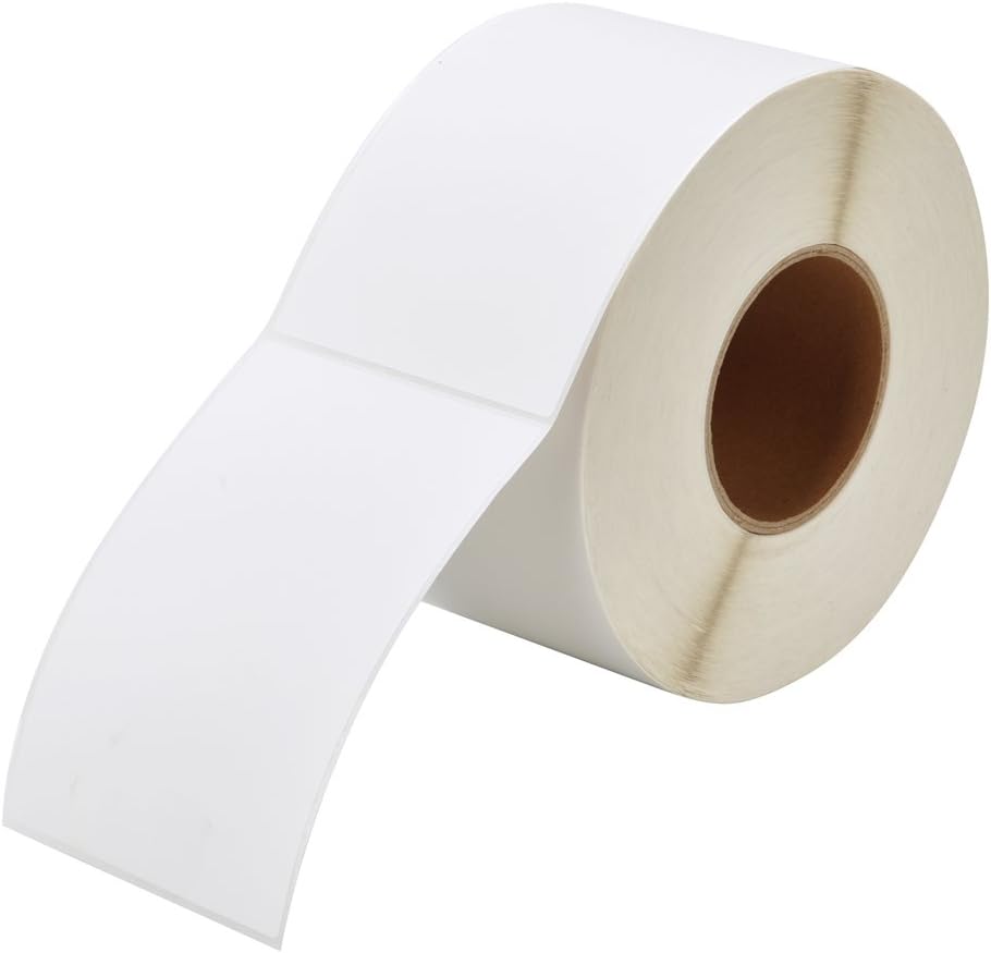 4 rollos, 4000 etiquetas Etiquetas térmicas directas de 4 x 6 pulgadas, núcleo de 3 pulgadas, perforaciones entre etiquetas, compatibles con