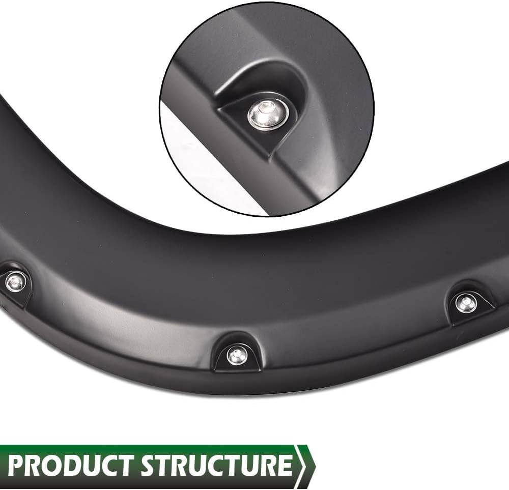 GRAND ORANGE Guardabarros compatibles con Ford F150 2009-2014 Styleside con 67.0 pulgadas78.8 pulgadas97.4 pulgadas de longitud de cama solo modelos