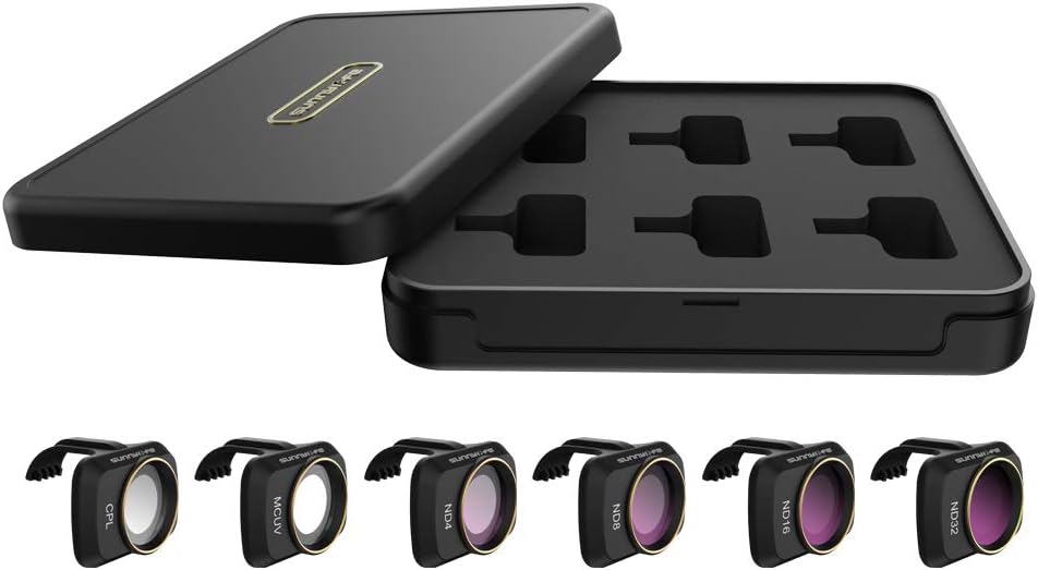Globact Juego de filtros de lente ND compatibles con DJI Mavic MiniMavic Mini 2Mini SE, accesorios de 6 piezas de filtro combinado con múltiples