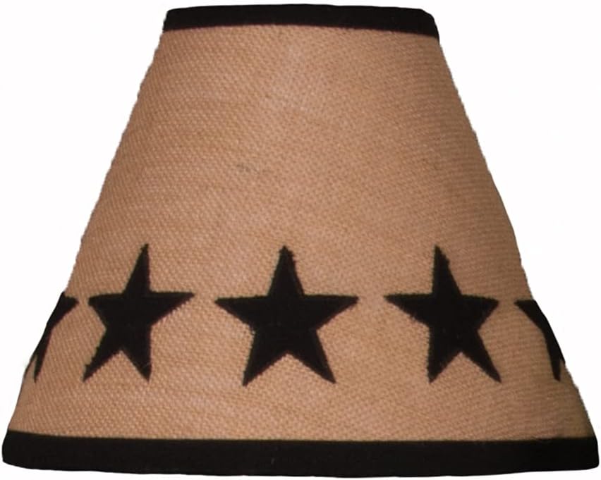 Heritage House Black Star – Pantalla de lámpara de 14 pulgadas de Raghu