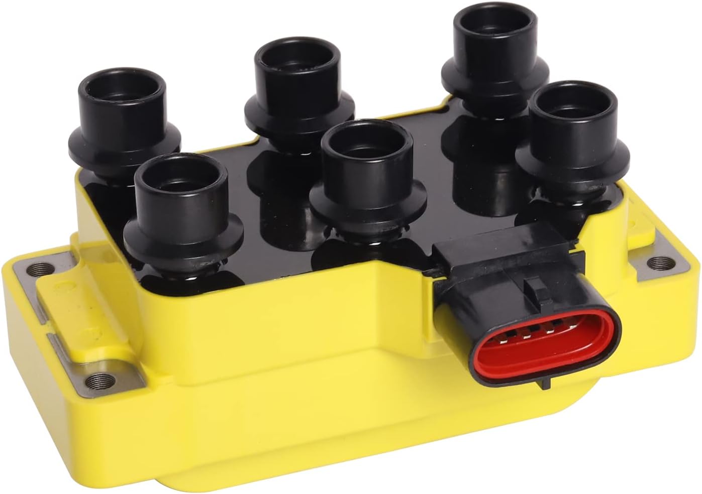 ENA Paquete de bobinas de encendido amarillo compatible con Mercury Ford Mazda F150 Explorer Mustang Mystique E150 Econoline Ranger B3000 B4000