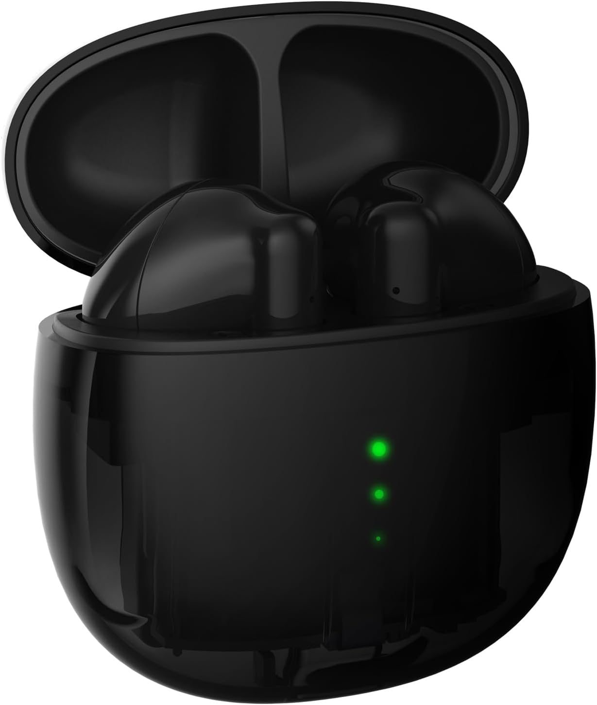 Auriculares inalámbricos Bluetooth 5.3 con graves profundos, estéreo de alta fidelidad, con 4 micrófonos, cancelación de ruido, IPX5, impermeables,