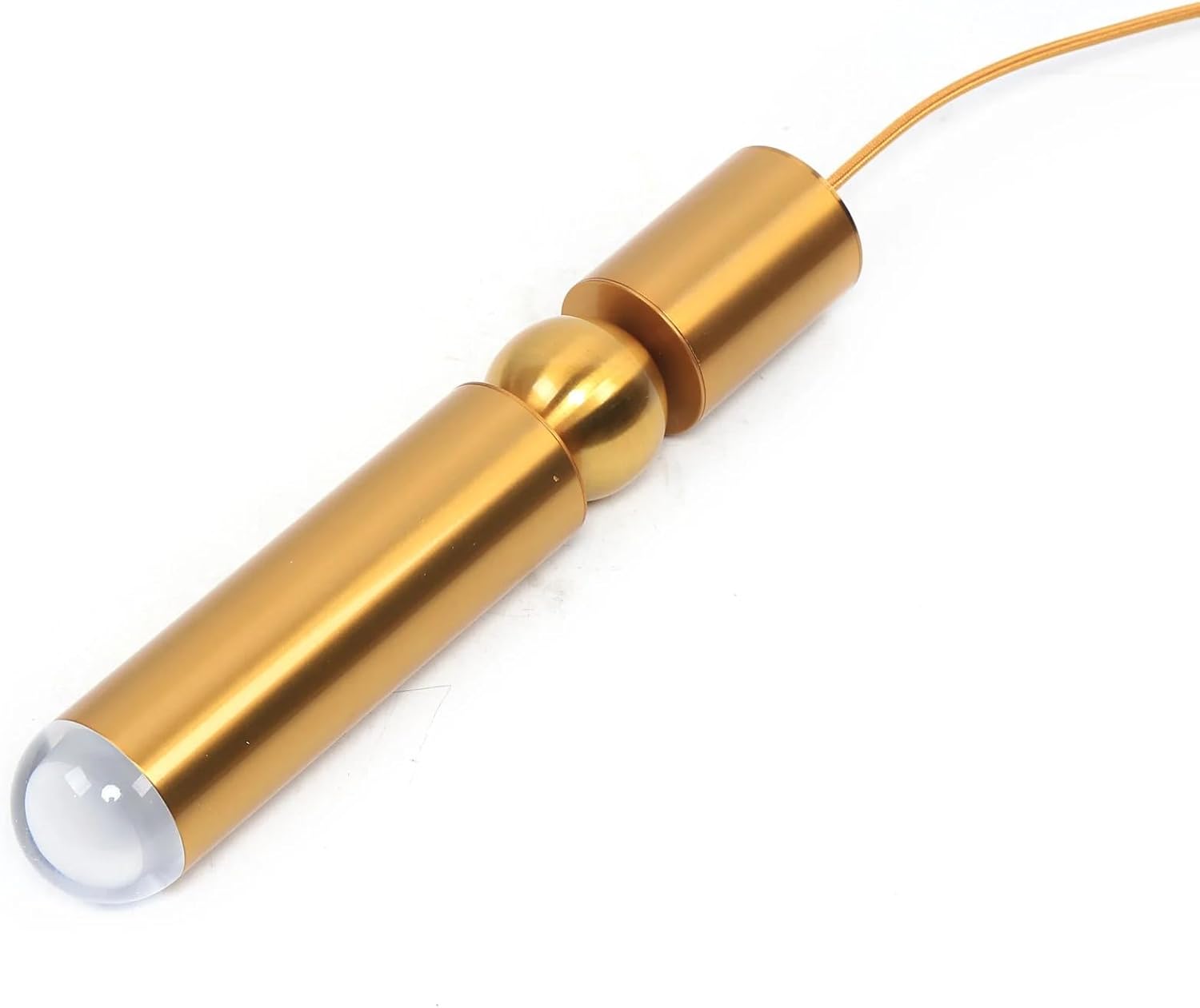 Hobaca E26 – Lámpara LED de techo con soporte ajustable, color dorado