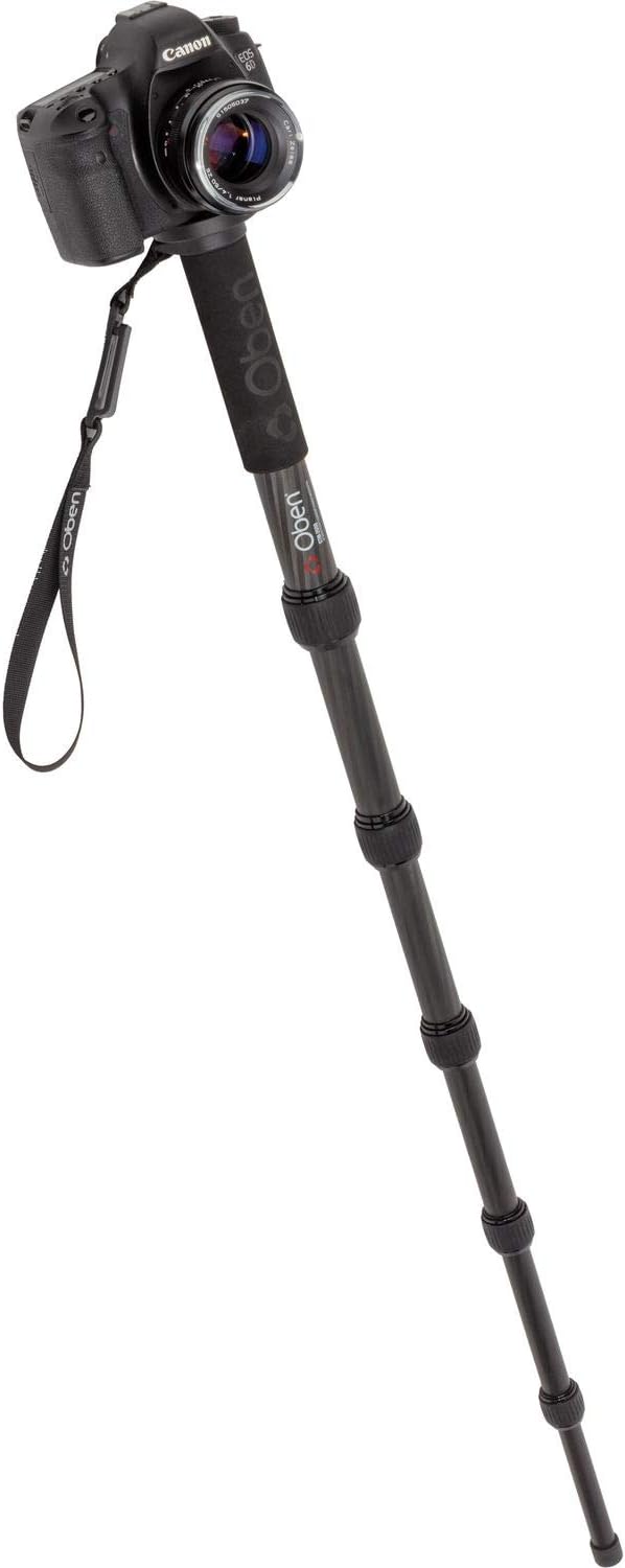 Oben CTM-2600 Monopod de fibra de carbono de 6 secciones
