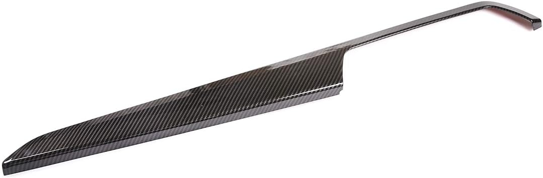 YIWANG Cubierta de panel de protección de consola central de automóvil de fibra de carbono ABS para Mercedes Benz Clase C W204 2010-2013 accesorio