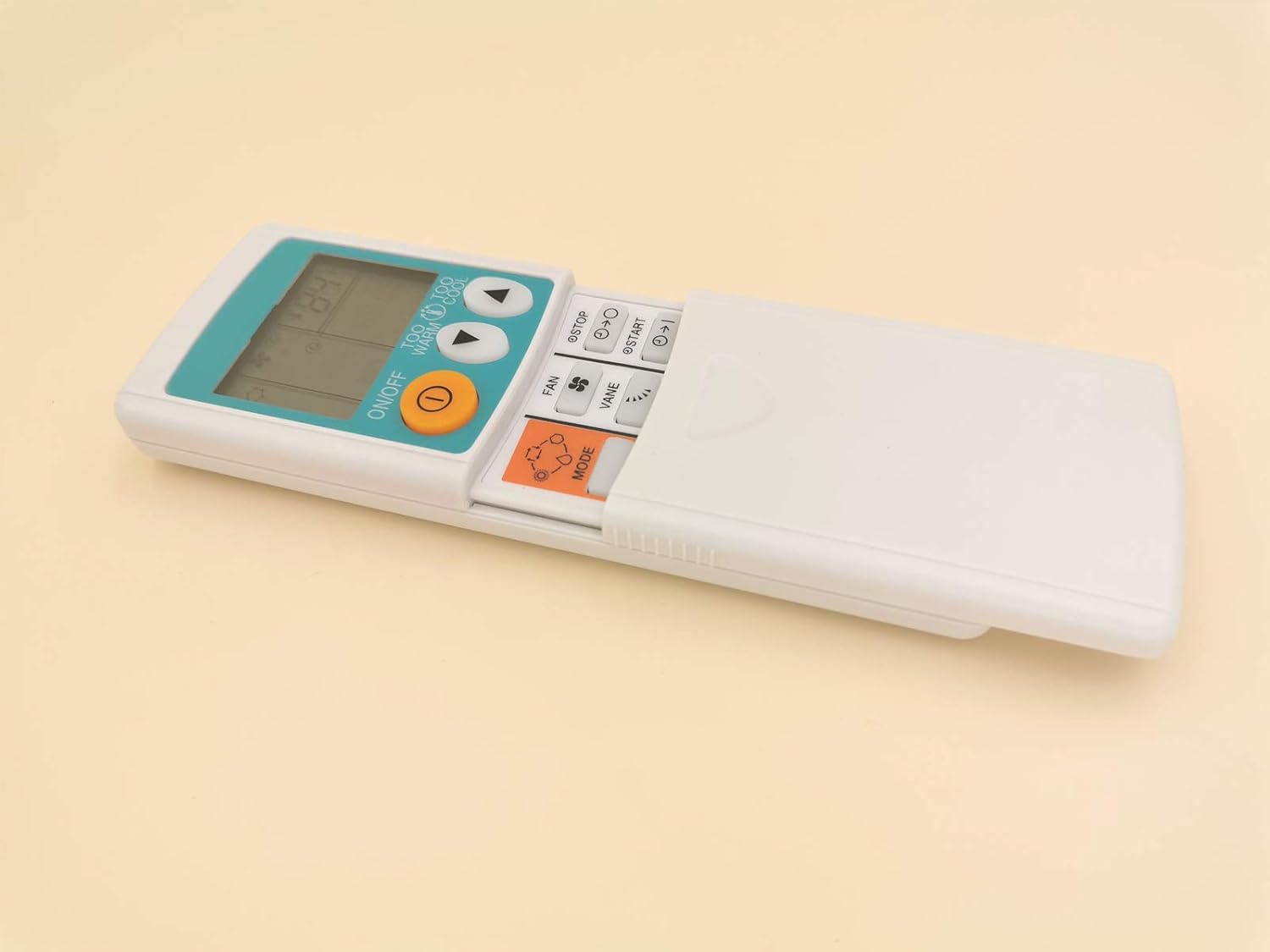 Reemplazo Mitsubishi Electric Mr Slim Aire Acondicionado Control Remoto T2W679426 MS09EW MS12EN MS15EN MS-09-DW-U1 Pantalla en Fahrenheit y Celsius