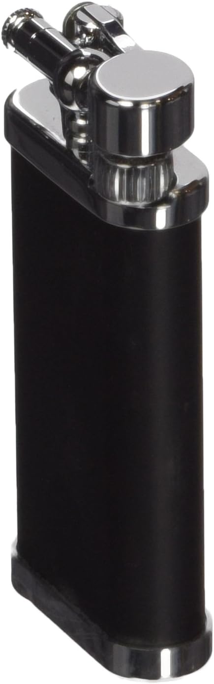 Encendedor de tubo negro y cromado Old Boy