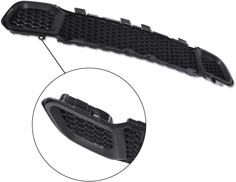 Parachoques delantero inferior compatible con Jeep Cherokee North 2014-2016 2018apto para Jeep Cherokee Overland 2016-2018apto para Jeep Cherokee