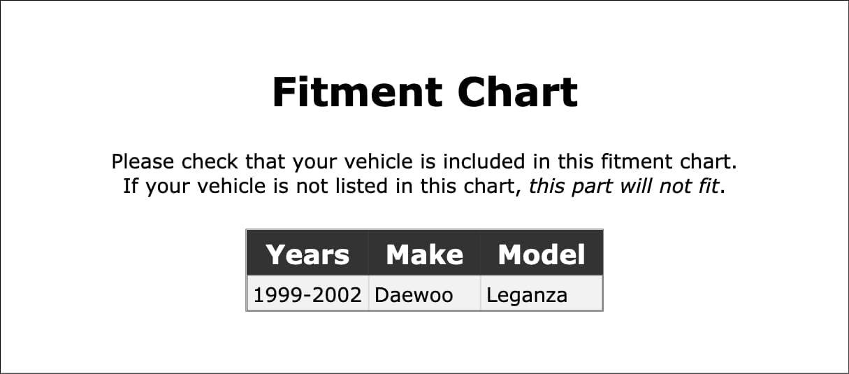 Upstream Oxygen Sensor Compatible With Daewoo Leganza 1999 2000 2001 2002 PC-566709