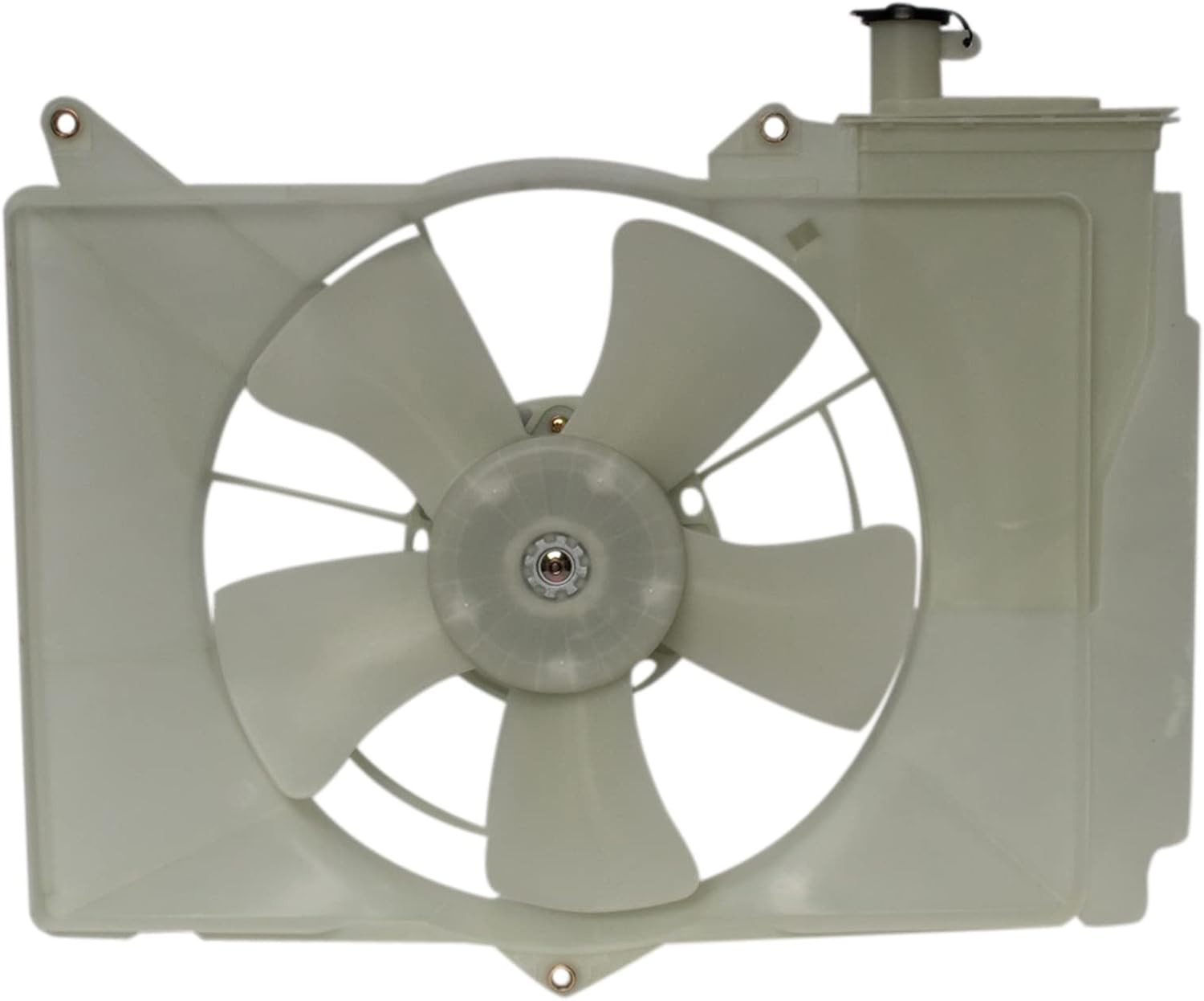 TRQ Conjunto de ventilador de refrigeración del radiador con depósito para Toyota Echo Scion xA xB Nuevo