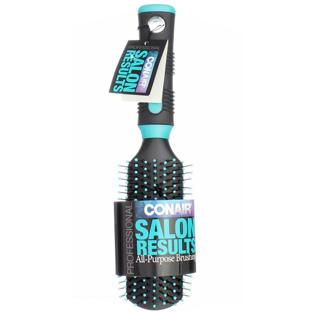 Conair Professional Salon Results – Cepillo multiusos para el cabello con cerdas de nailon, los colores pueden variar 1 unidad (paquete de 4)