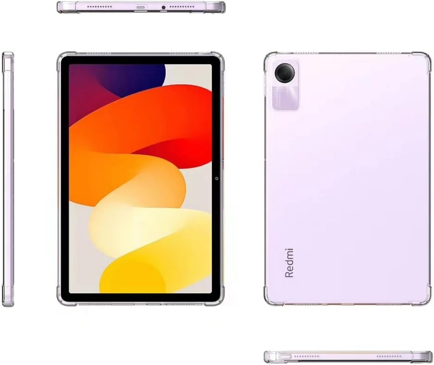 Funda para Xiaomi Redmi Pad SE de 11.0 pulgadas lanzada en 2023, funda flexible resistente a los impactos, carcasa protectora de TPU transparente