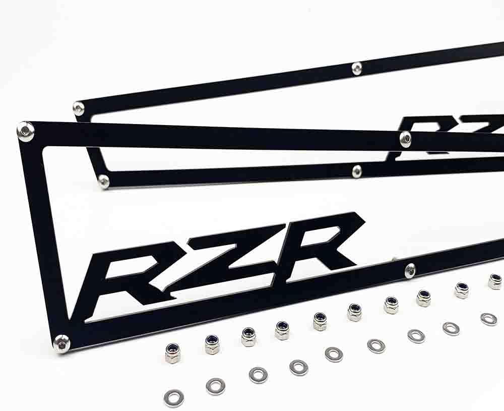 2014-2018 Polaris RZR XP 1000 XP4 1000 y Turbo cubiertas de ventilación laterales incluye herrajes de acero inoxidable “aluminio negro anodizado”, 1