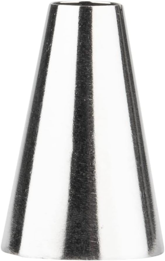 Restaurantware Pastry Tek Punta de tubería, 1 punta redonda redonda para glaseado  #12, resistente a la corrosión, punta de glaseado de acero