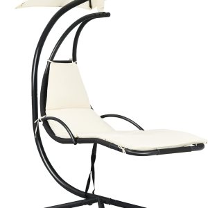 Giantex Tumbona colgante para exteriores, silla hamaca de patio con toldo extraíble, cojín y cuerda anticaída, hamaca colgante de arco para patio, Giantex Tumbona colgante para exteriores, silla hamaca de patio con toldo extraíble, cojín y cuerda anticaída, hamaca colgante de arco para patio,
