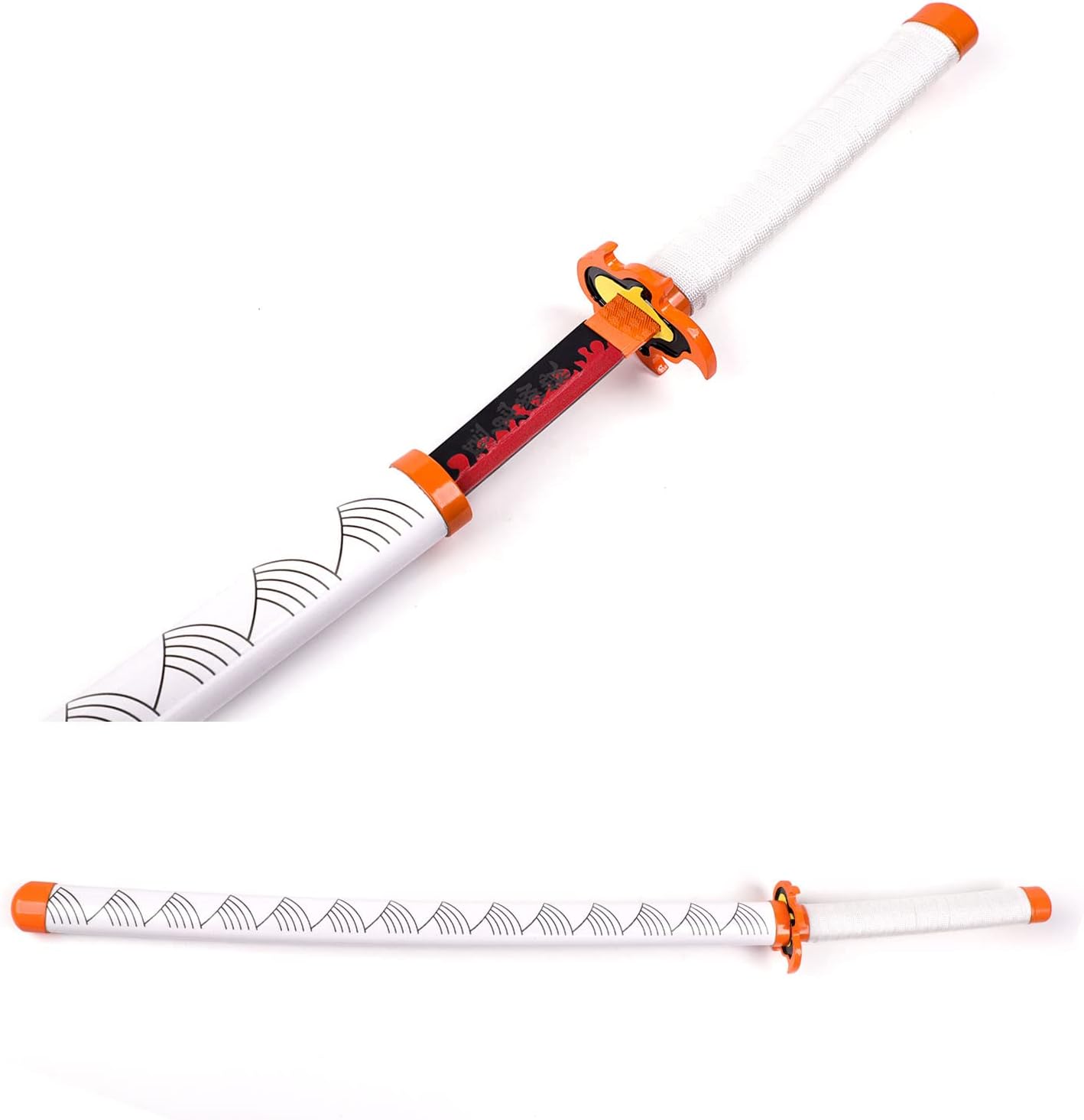 Hejiu Espada katana hecha a mano para cosplay, Katana real Demon Slayer, espada samurái para cosplay, Katana japonesa, hoja de acero inoxidable,