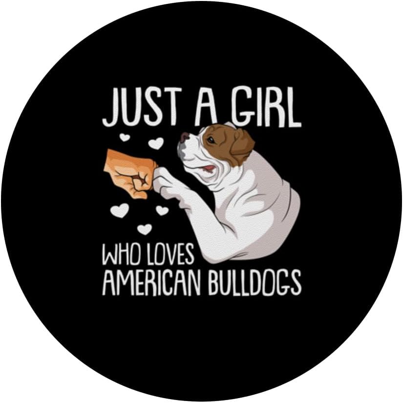 American Bully perro mamá American Bulldog PopSockets intercambiables PopGrip
