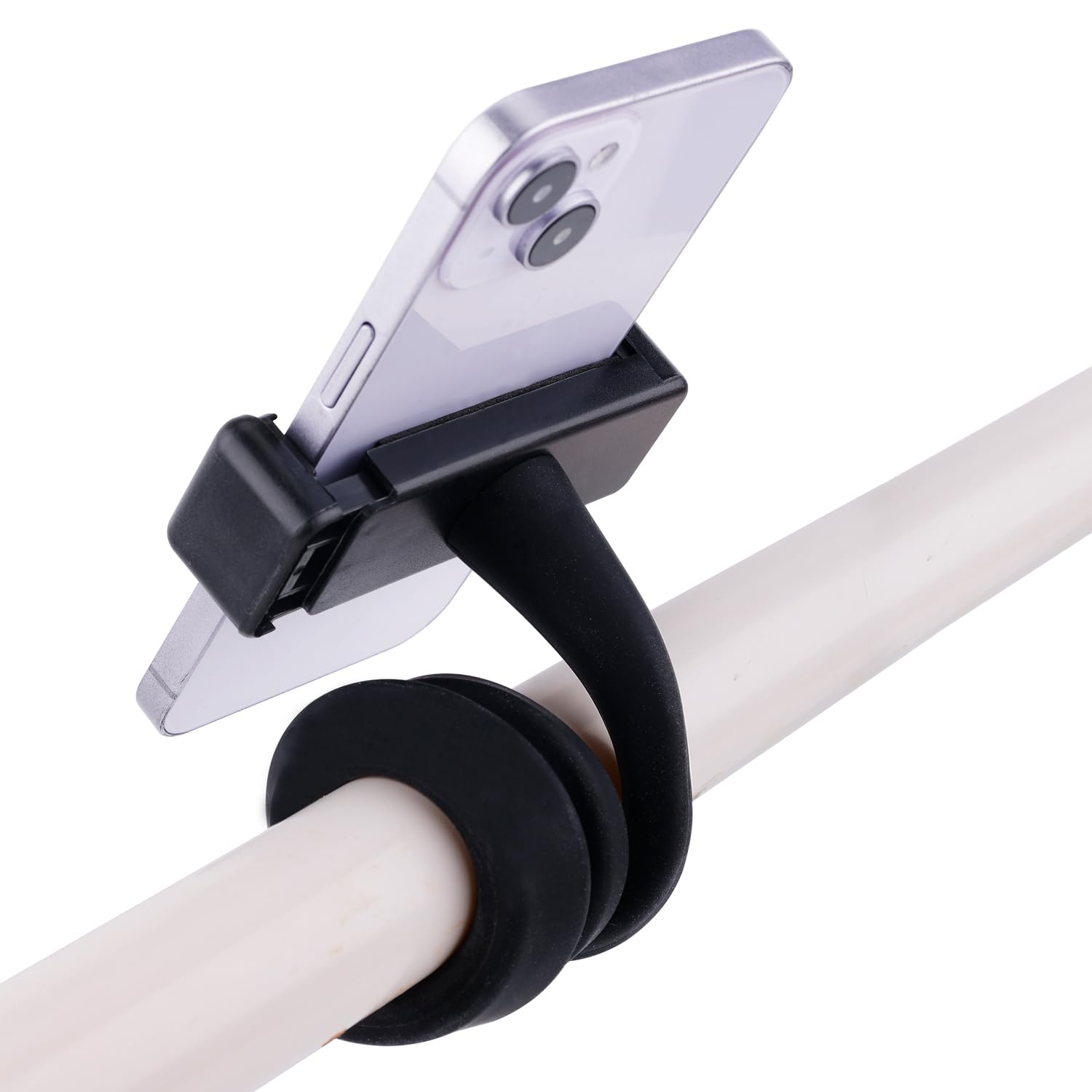 Soporte de teléfono para cochecito de bicicleta, soporte flexible para cochecito de bicicleta con agarre de brazo antideslizante, abrazadera de
