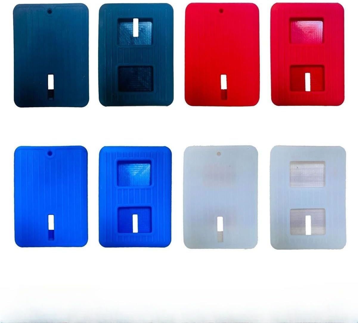 Paquete de 2 fundas protectoras de silicona suave compatibles con Toshiba Canvio Basics A5 1TB 2TB disco duro externo portátil, disco duro, a prueba