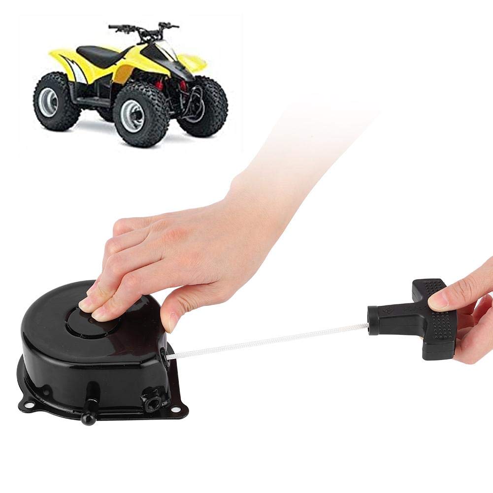 Conjunto de arranque, arrancador de arranque de aluminio con mango suave, repuesto para Suzuki Quad Master 50 LTA50 2×4 2002-2005