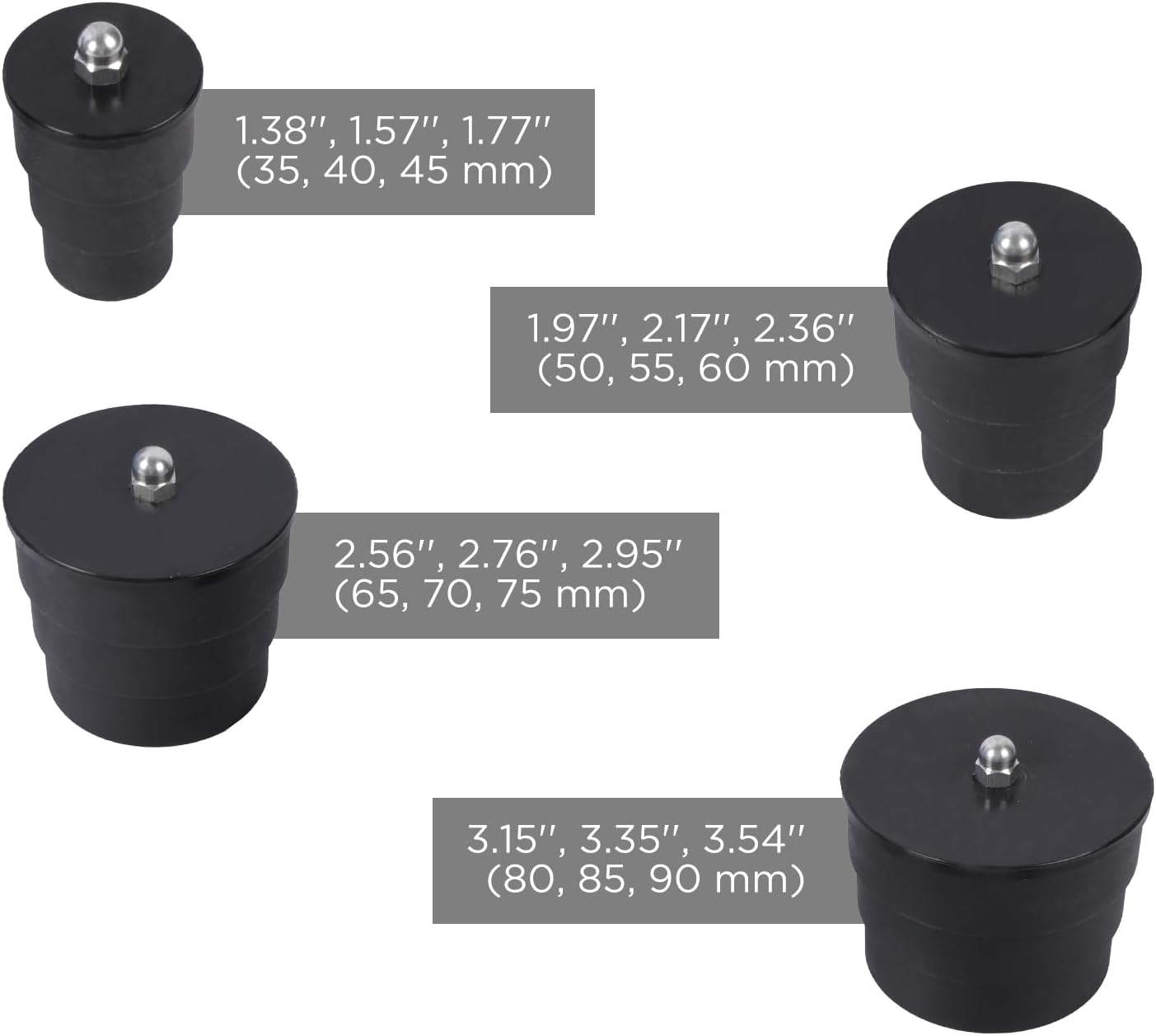 Kit de probador de fugas de presión de aire turbocompresor, probador de fugas de presión de aire, probador de fugas Turbo Boost con 4 pares de