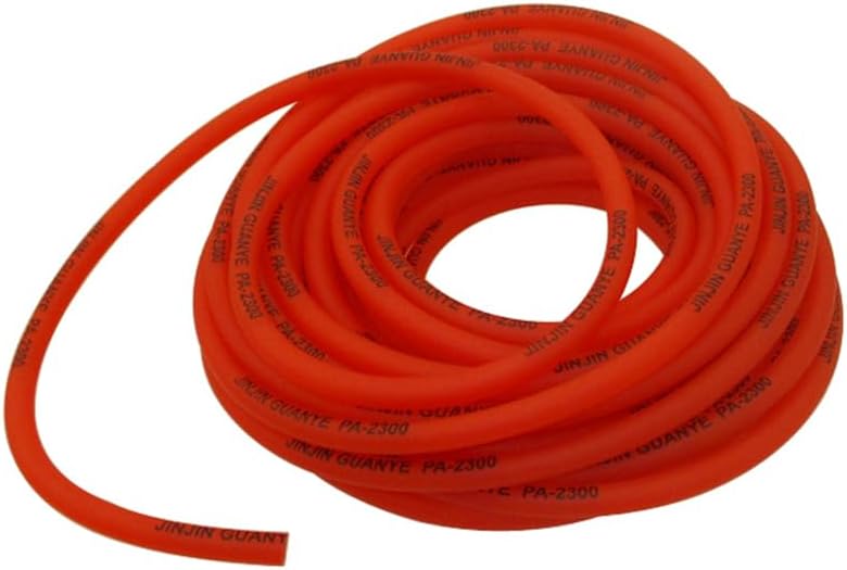 DJ-Motor Tubo de manguera de combustible rojo de 0.197 in de longitud para 50 cc, 70 cc, 90 cc, 110 cc, 125 cc, 140 cc, 160 cc, Pit Dirt Bike ATV