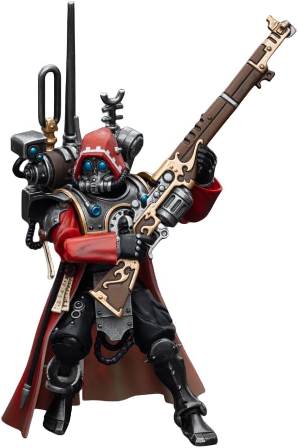 HiPlay JoyToy Warhammer 40K Figura coleccionable Adeptus Mechanicus Skitarii Ranger con figuras de acción a escala 118 JT7868 (Ranger with