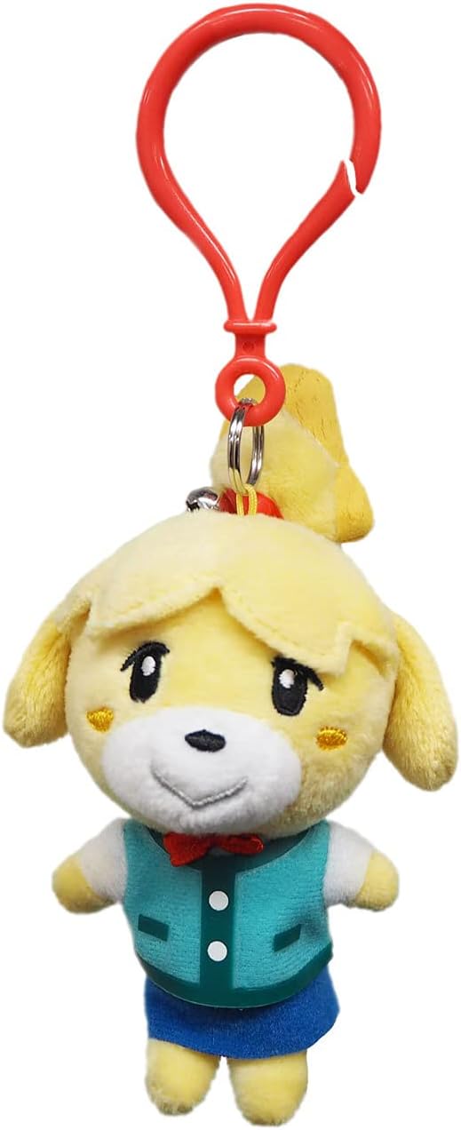 Little Buddy 1829 Animal Crossing – Isabelle – Colgante de peluche de 5 pulgadas, multicolor