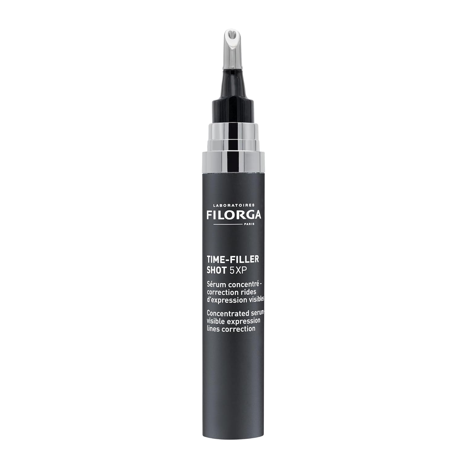 Filorga Time-Filler Shot, un suero hidratante con tecnología de neuropéptidos y polisacáridos para relajar las líneas de expresión, hidratar y