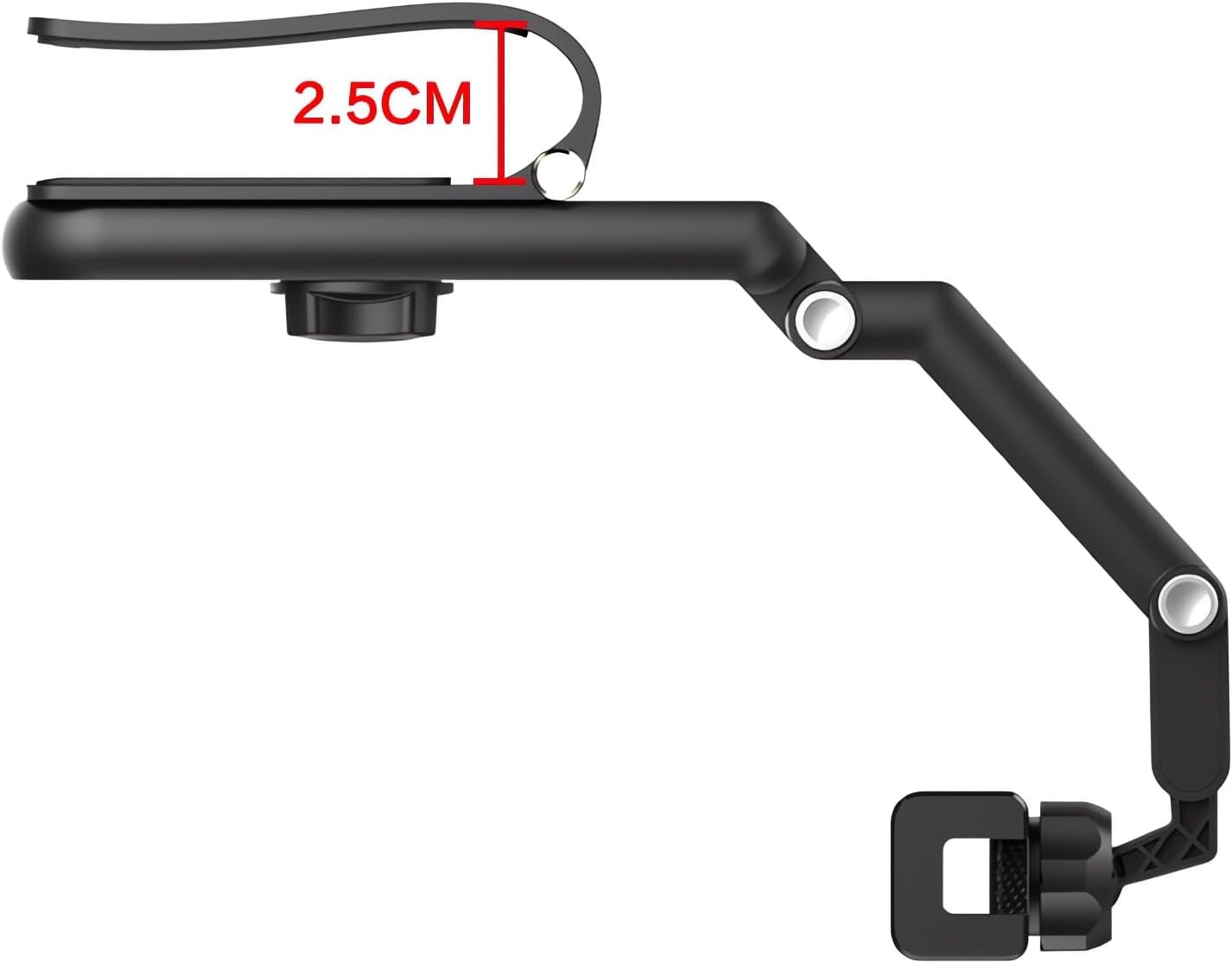 Soporte para teléfono de coche  360 grados giratorio y ajustable, compatible con todos los teléfonos inteligentes, elegante y práctico
