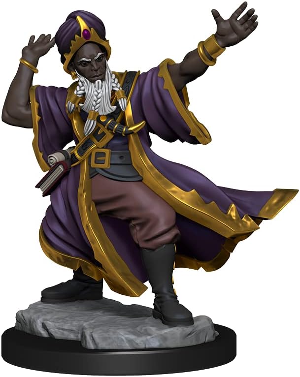 D&D Frameworks Human Wizard Male – Sin pintar y sin ensamblar