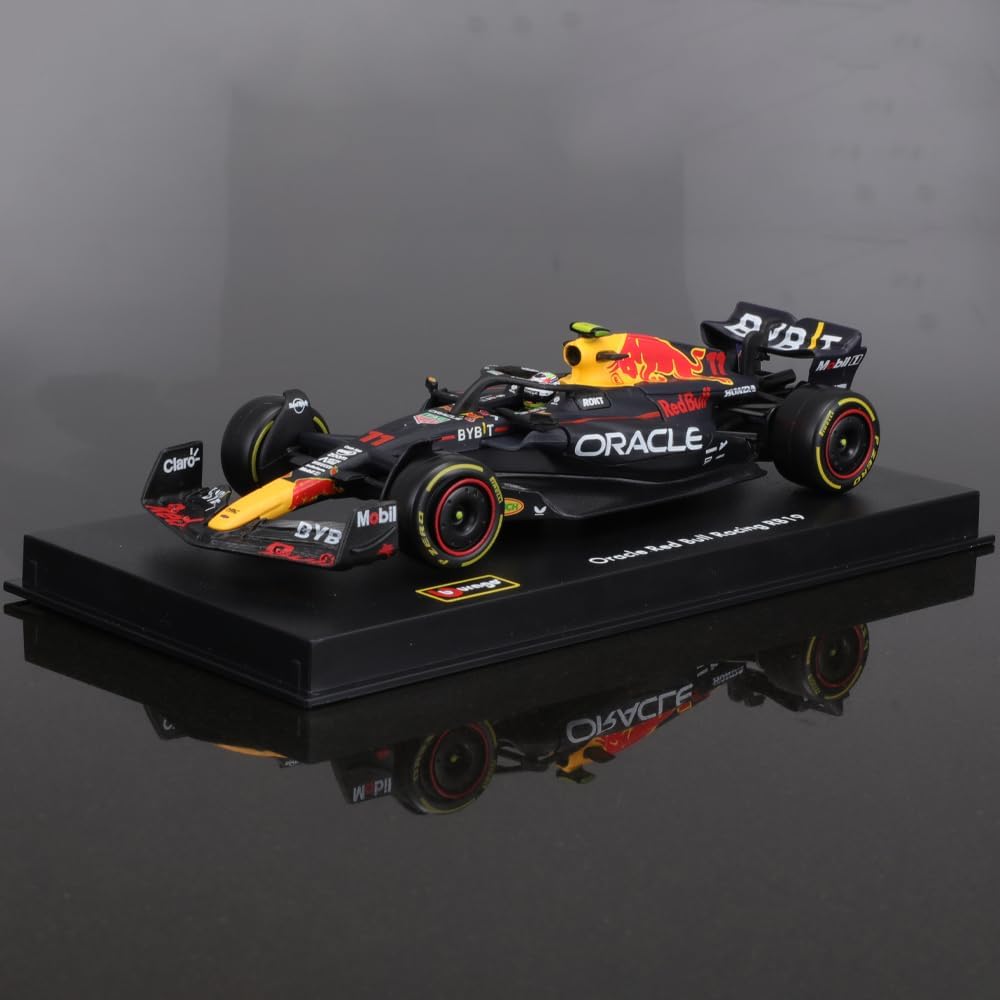 Bburago 143 2023 F1 Red Bull RB19 No. #11 Sergio Pérez Ferrari Mercedes Formula Racing Aleación Coche Diecast Modelo (RB19 No.#11 WDriver)
