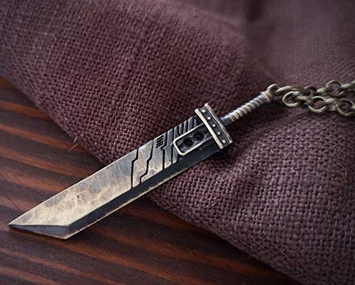 Cloud Buster Sword Pendant Necklace