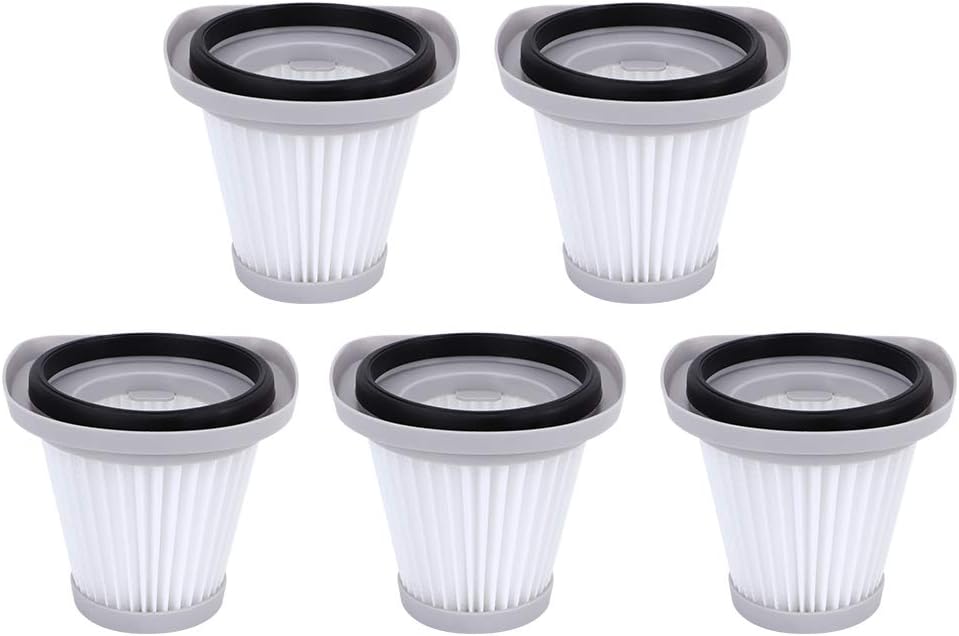 Filtro de repuesto, 5 piezas de accesorio de filtro de aspiradora para Midea SC861 SC861A
