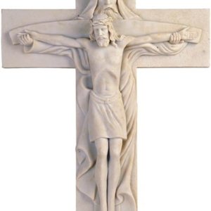 ICE ARMOR Crucifijo de la Santísima Trinidad de 24 pulgadas de alto, Jesús clavado en la cruz, Crucifijo de pared, cruz de pared, estatua religiosa ICE ARMOR Crucifijo de la Santísima Trinidad de 24 pulgadas de alto, Jesús clavado en la cruz, Crucifijo de pared, cruz de pared, estatua religiosa