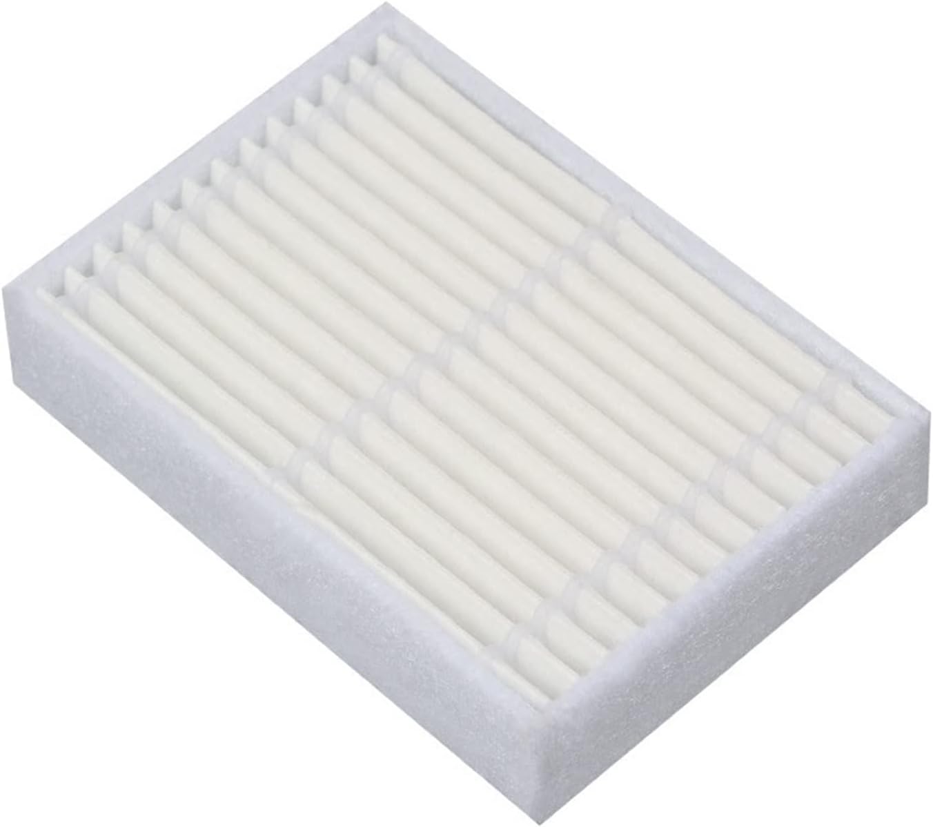 GammeC Piezas para aspiradora, 16 unidslote cepillo lateral y filtro HEPA y paño de fregona, compatible con Midea VCR15 VCR16 MR04