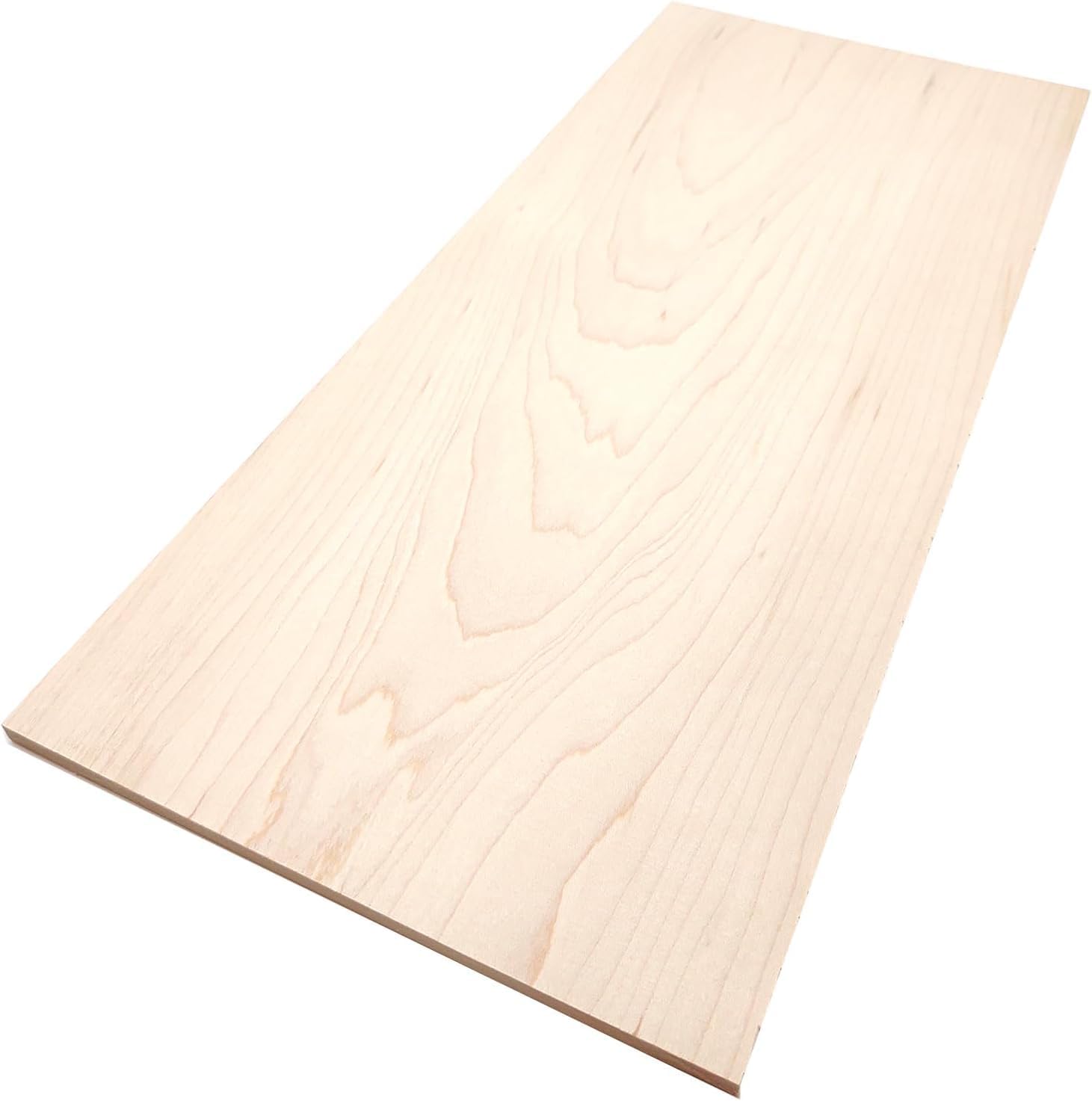 The Hardwood Edge Tablones de madera dura de arce, paquete de 4 unidades de madera de arce dura para manualidades de madera sin terminar, 18