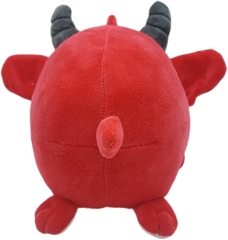 HARLSO Peluche de Demon The Click de apoyo emocional, 7.9 pulgadas, juguete de peluche de demonio rojo para niños, regalos para decoración de
