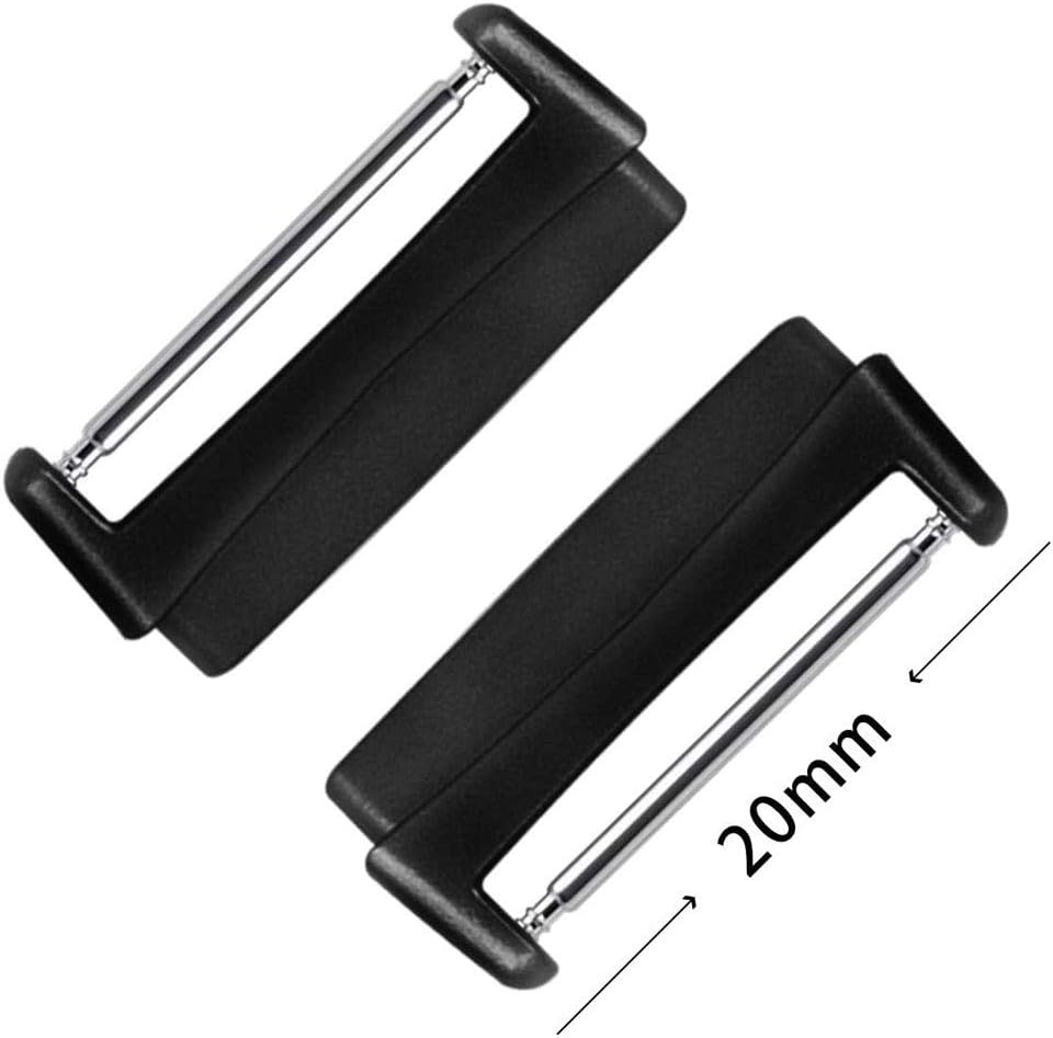 Adaptador de acero inoxidable compatible con correa Fitbit Versa 43 y Fitbit Sense 2Sense, correa de reloj de repuesto de metal para Fitbit Versa 43