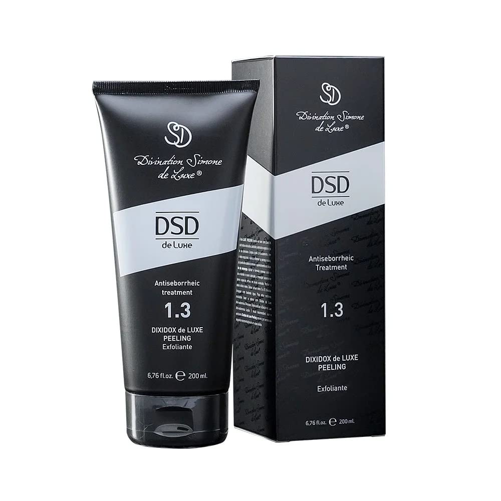 DSD Simone De Luxe Dixidox Peeling 1.3 Tratamiento para cabello graso 6.76 oz “Free Starry Sexy Kiss Lip Pumpling 10 Ml”