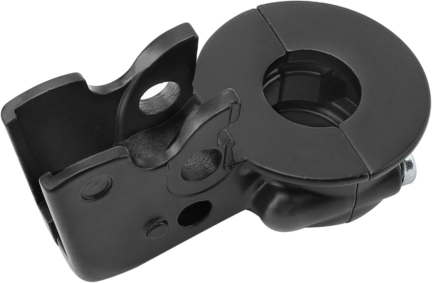 M MATI Palanca de embrague Perch Mount Soporte Negro para Harley Davidson Sportster 883 1200 Softail Dyna Electra Glide Road King Fat Boy Night